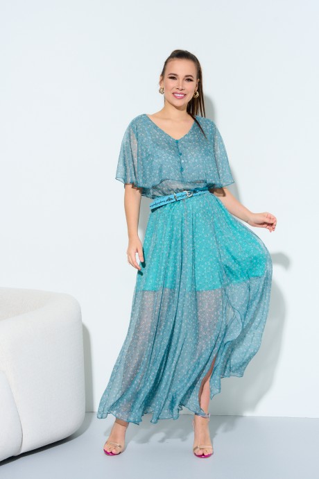 Платье Anastasia 885 лазурный размер 46-54 #1