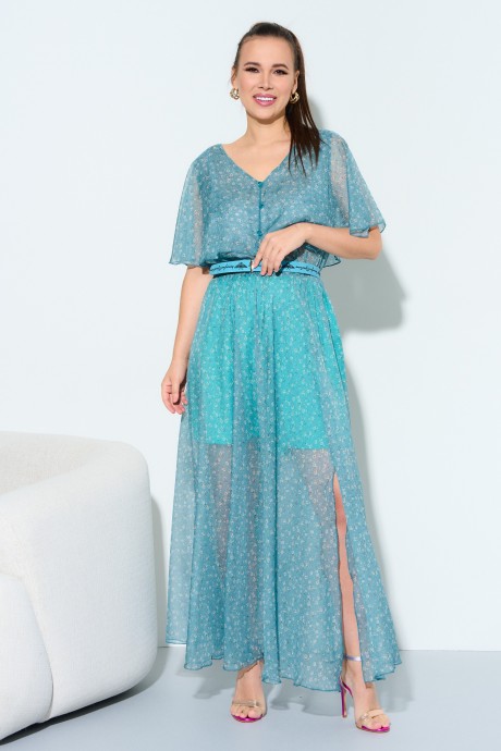 Платье Anastasia 885 лазурный размер 46-54 #3