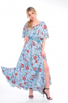 Платье Anastasia 892 голубой #1