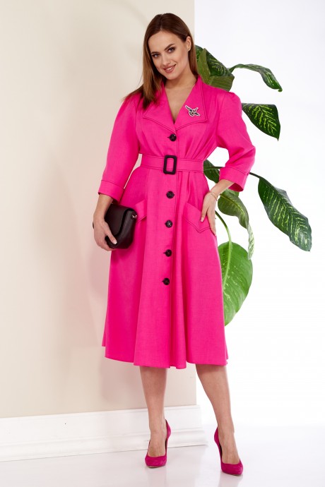 Платье Anastasia 982 ярко-розовый размер 52-62 #3