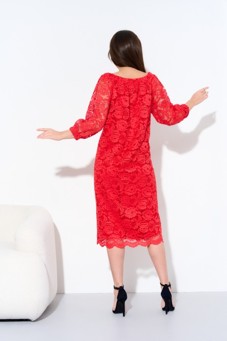 Вечернее платье Anastasia 977 красный размер 48-58 #8