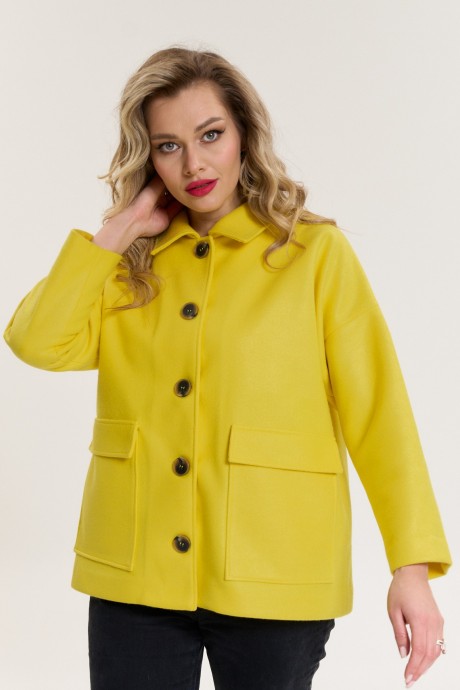 Жакет (пиджак) Anastasia 1047 лимонный размер 48-58 #4