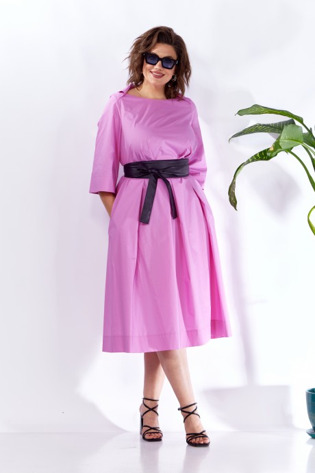 Платье Anastasia 1108.2 холодный розовый размер 48-54 #1