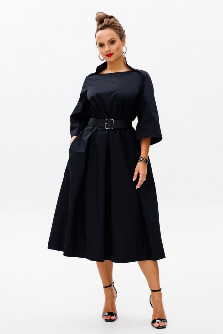 Вечернее платье Anastasia 1108 черный, черный пояс размер 48-54 #3