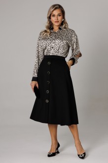 Костюм/комплект Anastasia м-1306 платина, черный #1