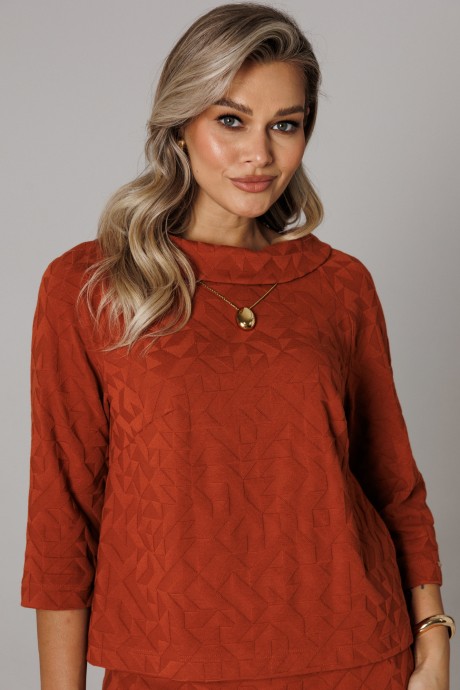 Костюм/комплект Anastasia м-1303 терракот размер 50-58 #9