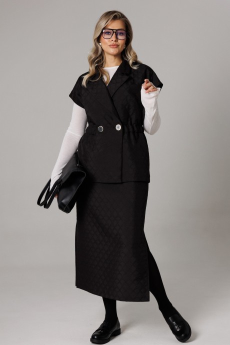 Костюм/комплект Anastasia м-1305 черный размер 48-58 #5