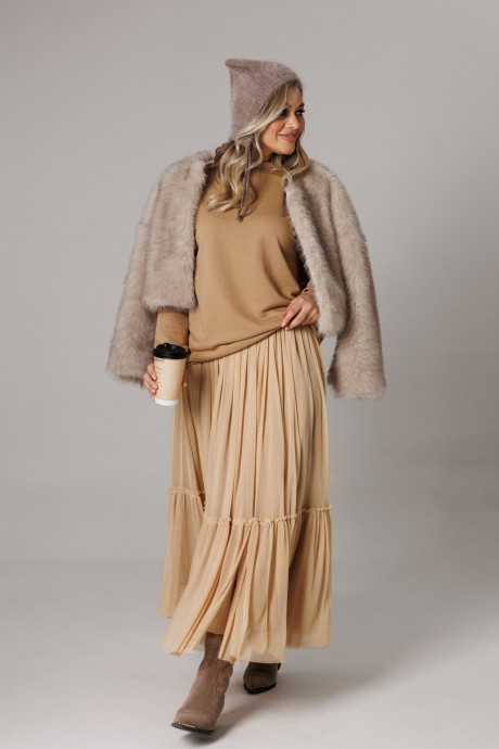 Костюм/комплект Anastasia м-1295 карамельный размер 48-52 #2