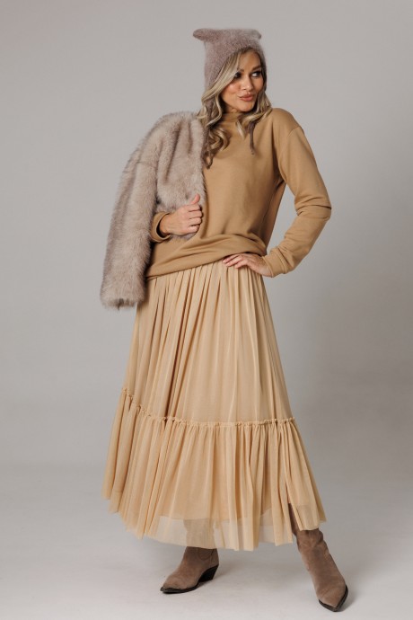 Костюм/комплект Anastasia м-1295 карамельный размер 48-52 #5