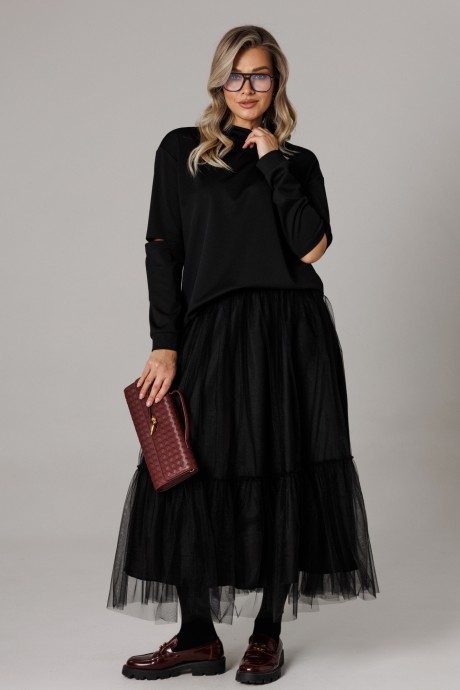 Костюм/комплект Anastasia м-1294 черный размер 48-52 #6