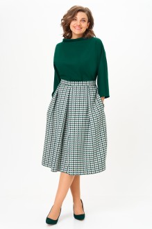 Костюм/комплект Anastasia м-1304 .1 изумрудный, гусиная лапка #1