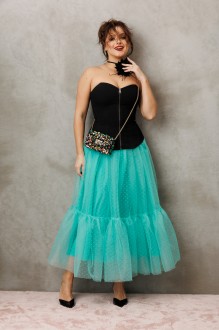 Юбка Anastasia м-1297 бирюзовый