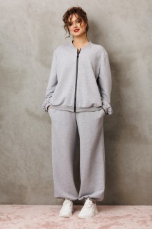 Спортивный костюм Anastasia м-1317 серый меланж
