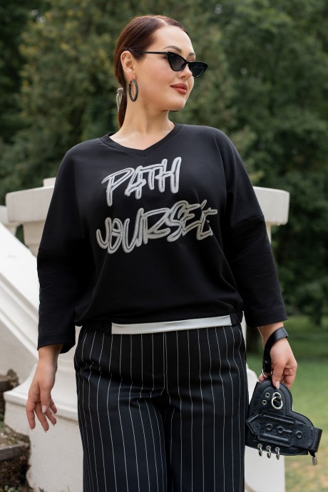 Свитшот ADARIN А-08 черный размер 50-58 #7