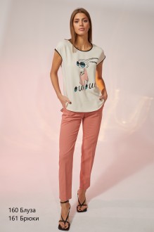 Брюки NIV NIV FASHION 161 терракот #1