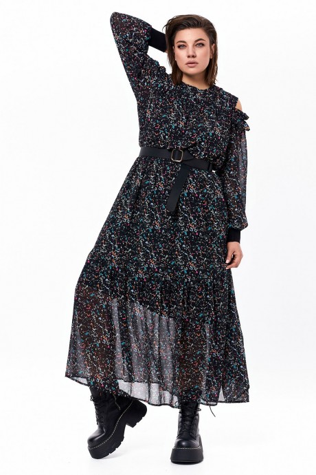 Платье Kavari 1067 черный размер 44-54 #8