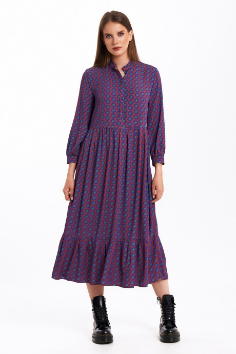 Платье Kavari 1056 фиолетовый размер 44-60 #2