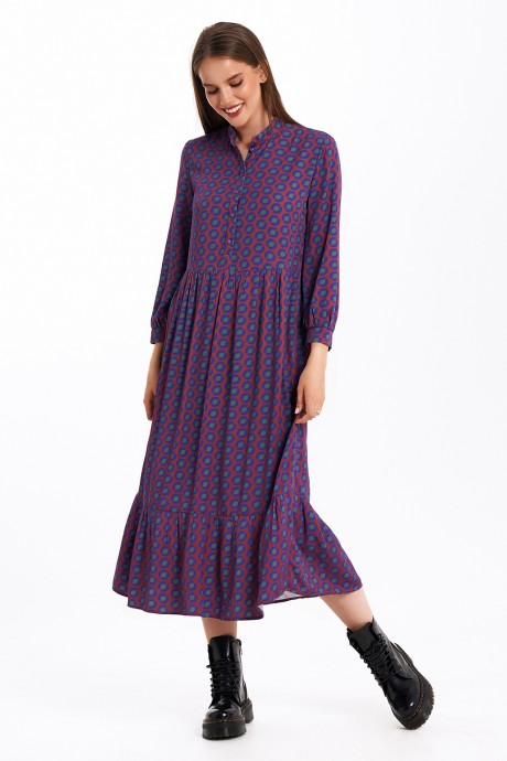 Платье Kavari 1056 фиолетовый размер 44-60 #3