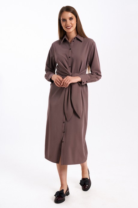 Платье Kavari 1054.1 серо-фиолетовый размер 44-60 #2