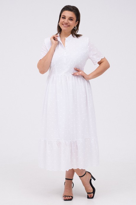 Платье Kavari 1087 белый размер 50-60 #1