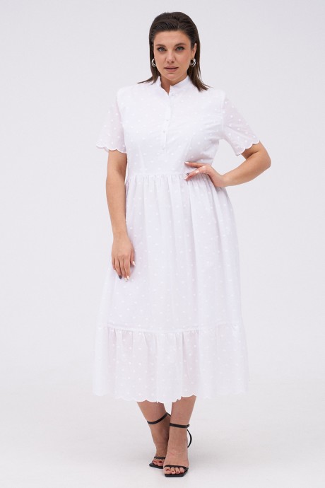 Платье Kavari 1087 белый размер 50-60 #4