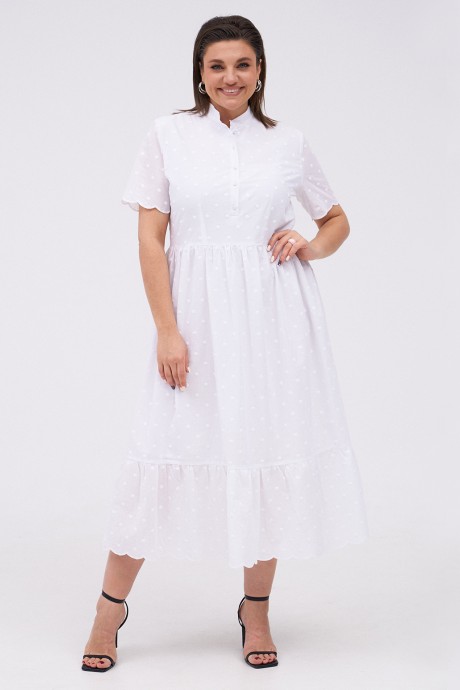 Платье Kavari 1087 белый размер 50-60 #5