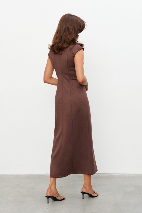 Платье Kavari 1131 .1 коричневый размер 42-52 #4