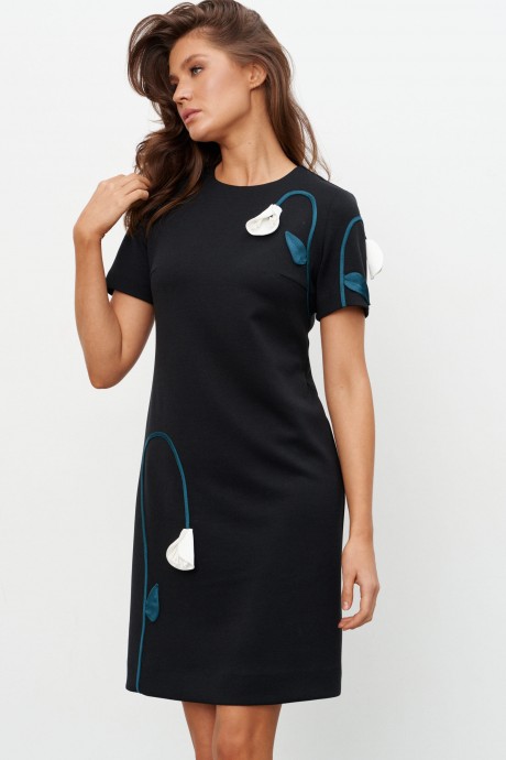 Платье Kavari 1127 черный размер 44-60 #3