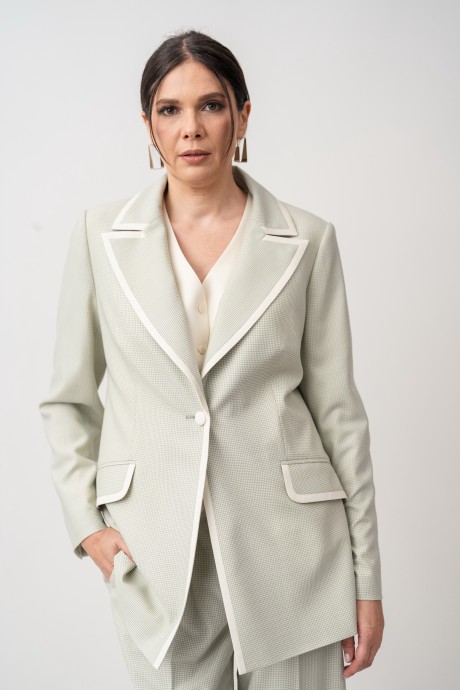 Жакет (пиджак) Центр Моды Пш-4135 эвкалипт размер 44-56 #1