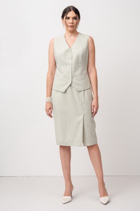 Жилетка Центр Моды Пш-4133 эвкалипт размер 44-56 #1