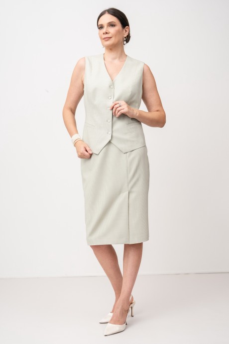 Жилетка Центр Моды Пш-4133 эвкалипт размер 44-56 #3