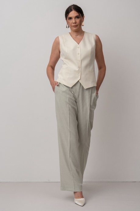 Жилетка Центр Моды Шр-4156 молочный размер 46-54 #3