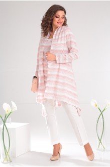 Мода Юрс 2357 розовые полоски + молочный #2