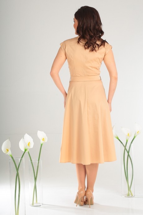 Платье Мода Юрс 2474 беж размер 48-52 #5