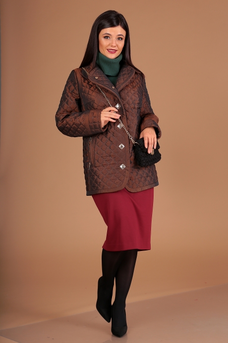 Куртка Мода Юрс 2234 коричневый размер 54-58 #1