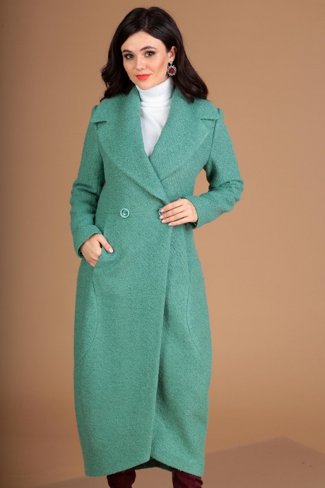 Пальто Мода Юрс 2519 ментол размер 46-50 #2