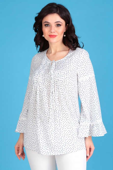 Блузка Мода Юрс 2345 белый размер 48-56 #1