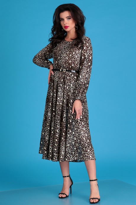 Платье Мода Юрс 2547 леопард размер 48-52 #1