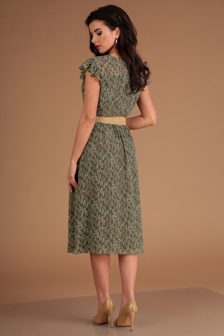Платье Мода Юрс 2556 зеленый размер 46-50 #4