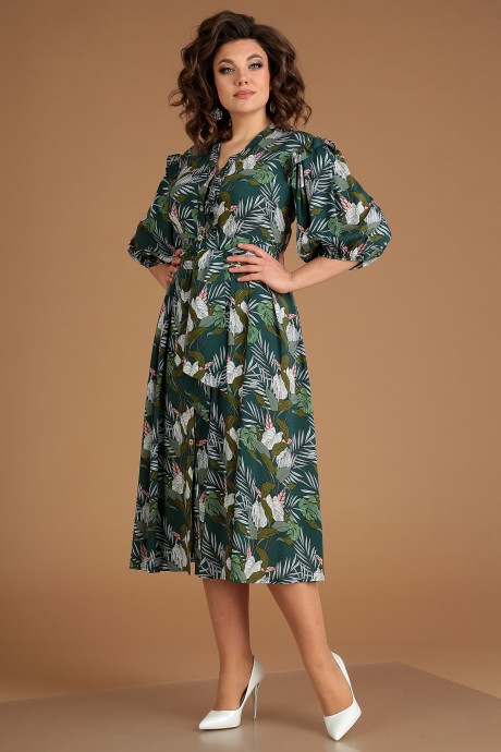 Платье Мода Юрс 2551 зеленый размер 46-50 #2