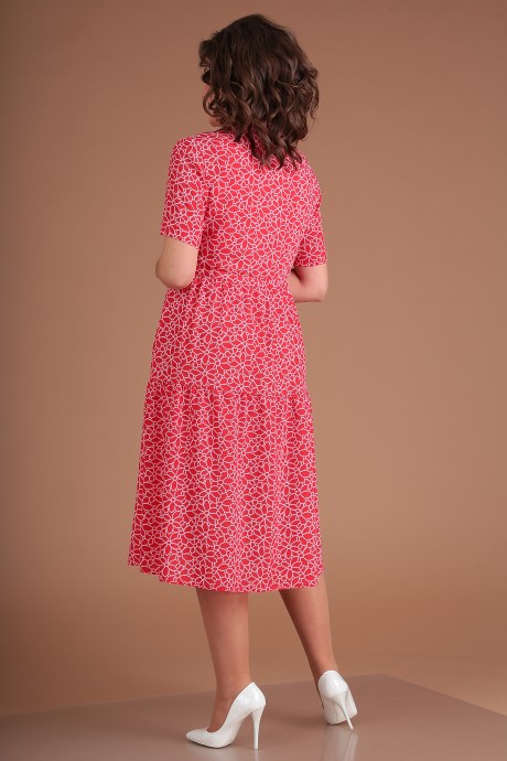 Платье Мода Юрс 2479 красный размер 46-52 #7