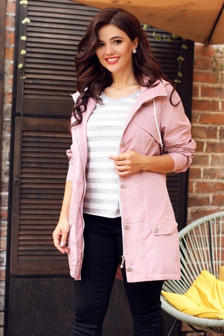 Куртка Мода Юрс 2576 розовый размер 46-50 #2