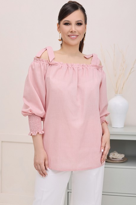 Костюм/комплект Мода Юрс 2748 розово-белый размер 46-52 #2
