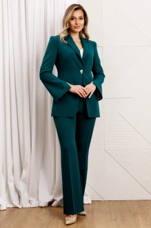 Брючный костюм Мода Юрс 2960 темная бирюза