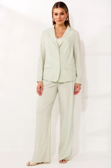 Брючный костюм Мода Юрс 2924 салатовый