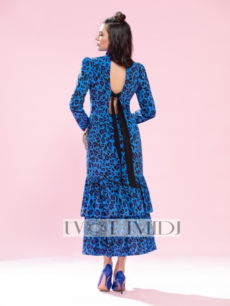 Вечернее платье Твой Имидж 1190 синий размер 44-48 #2