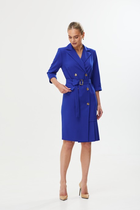 Платье Твой Имидж 1667 синий размер 46-56 #3