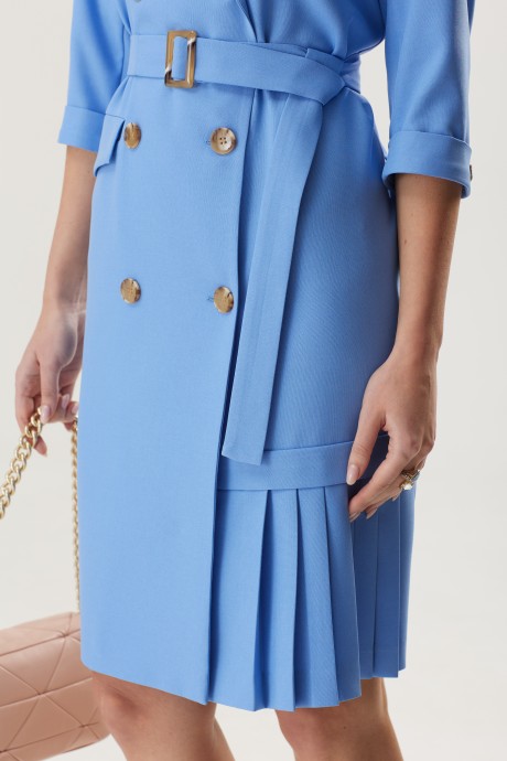 Вечернее платье Твой Имидж 1799 голубой размер 46-56 #6