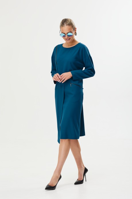 Платье Твой Имидж 1752 синий размер 50-56 #3