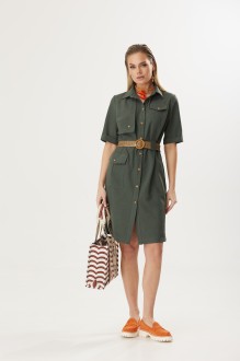 Платье Твой Имидж 1786 хаки
